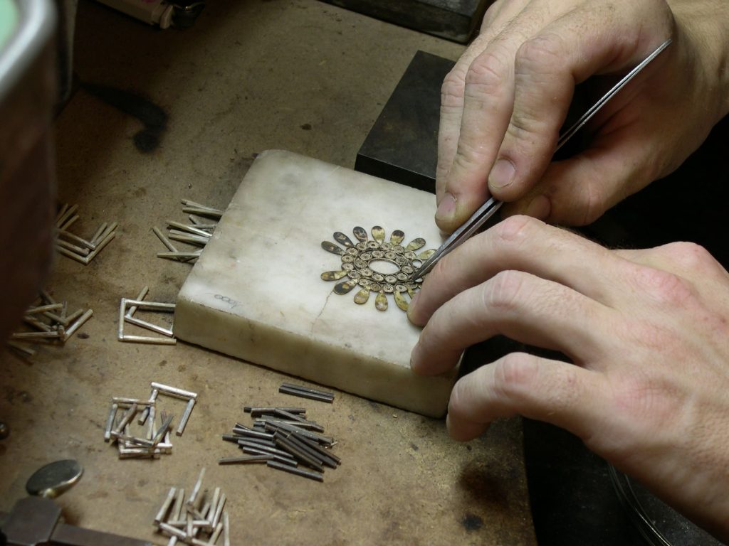 Engraving sardinian craftsmanship